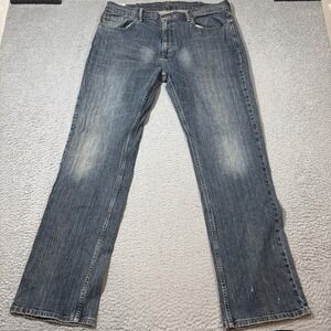 Levi's 559 Men's 38x30 Denim Blue Jeans Relaxed Straight Fit Zip Fly Work